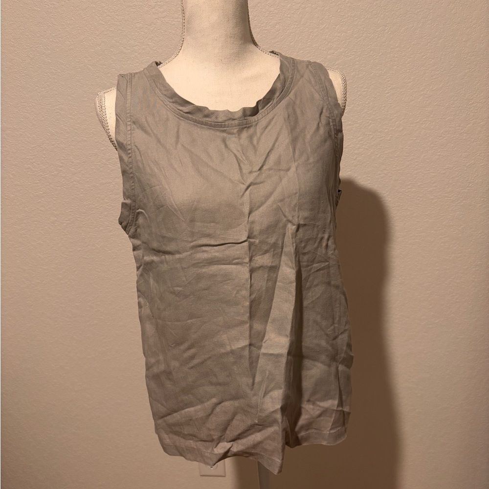 No. 6 Store 100% linen Tank sz Large